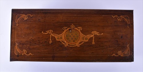 Lot 294 - A 19th century rosewood and inlaid cased Swiss...