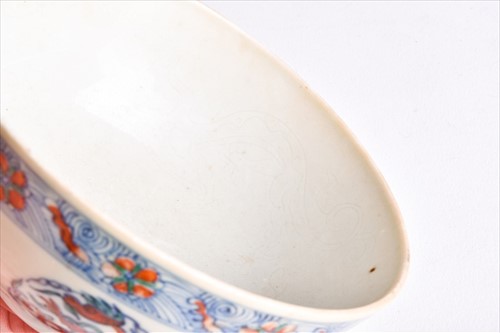 Lot 121 - A pair Chinese of porcelain doucai 'dragon'...