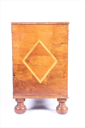 Lot 90 - A William & Mary walnut and cross banded...