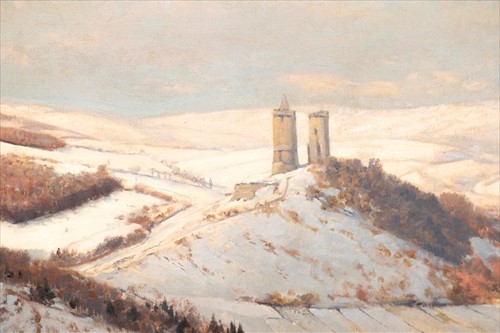 Lot 2 - Friedrich Nath (1859-1929) German 'Winter in...