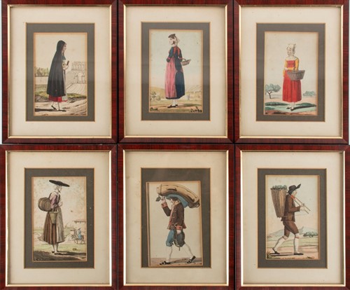 Lot 40 - French School, 19th century a group of six...