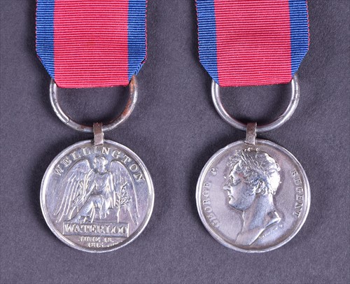 Lot 375 - A Waterloo Cavalry medal to Thomas Dickman,...