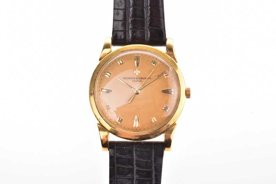 Lot 334 A Vacheron Constantin 18ct yellow gold