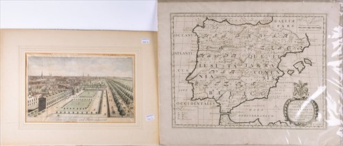 Lot 61 - An 18th century engraving of theÂ Iberian...