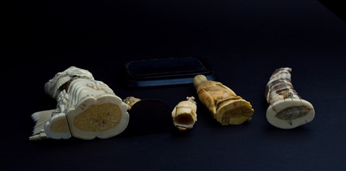 Lot 160 - A late Meiji period ivory okimono modelled as...