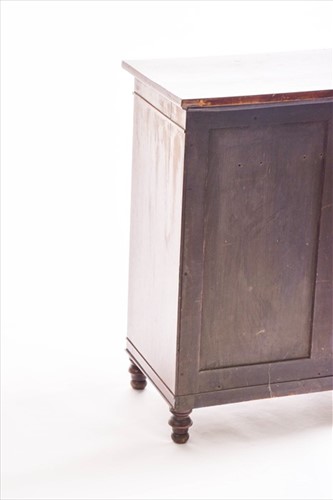 Lot 93 - A Regency rosewood side cabinet with single...