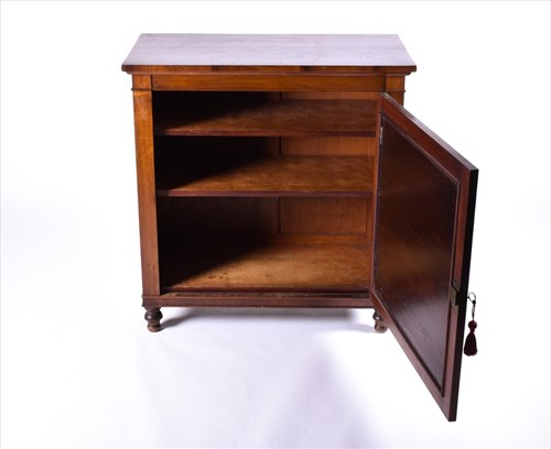 Lot 93 - A Regency rosewood side cabinet with single...