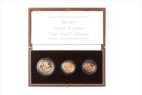 Lot 282 - An Elizabeth II gold proof coin set comprising...