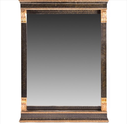 Lot 113 - A Neo-classical style wall mirror of composite...