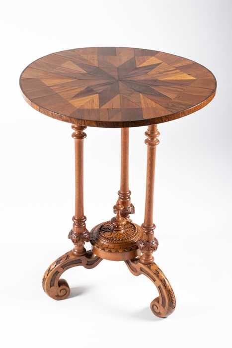 Lot 44 - An early 19th century English specimen wood...