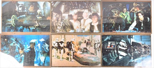 Lot 297 - A group of vintage 1980s Star Wars jigsaw...
