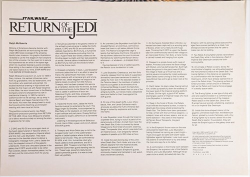 Lot 297 - A group of vintage 1980s Star Wars jigsaw...