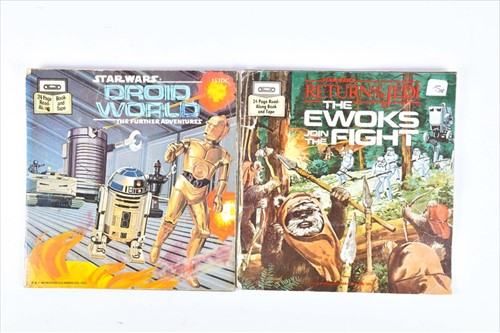 Lot 297 - A group of vintage 1980s Star Wars jigsaw...