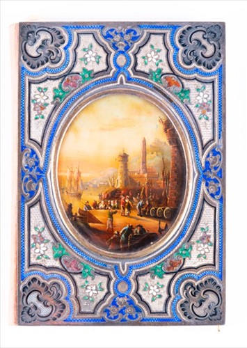 Lot 271 - A 19th century French aide memoire the front...