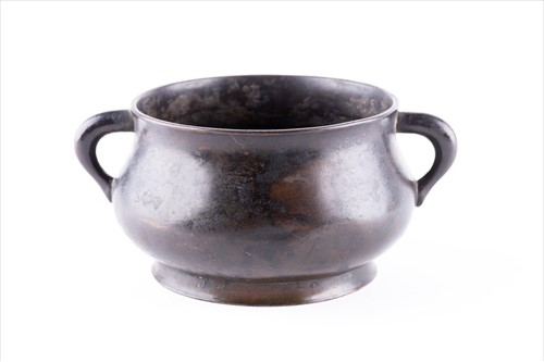 Lot 152 - A Qing dynasty Chinese bronze censorÂ ...