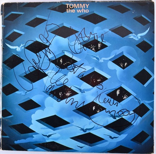 Lot 264 - The Who: A band-signed 'Tommy' first press LP...