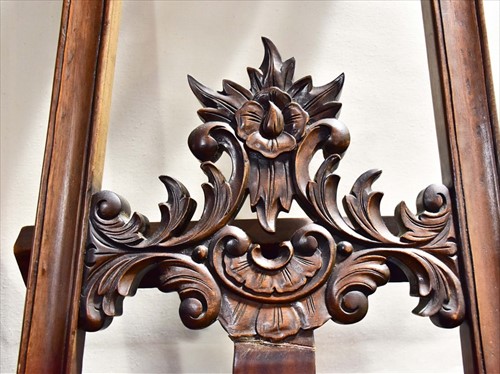 Lot 35 - An impressive Victorian carved mahogany artist'...