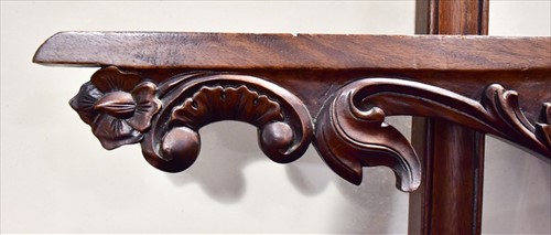 Lot 35 - An impressive Victorian carved mahogany artist'...