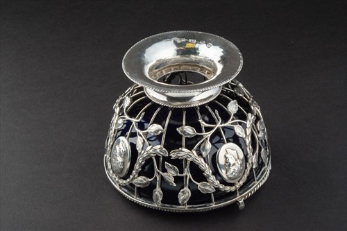 Lot 333 - A George III silver sugar basket London 1771,...
