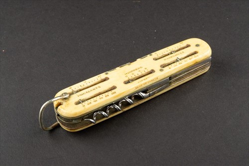 Lot 304 - An ivory mounted Asprey game keepers knife...