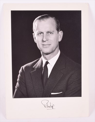 Lot 244 - A signed photograph of Prince Philip...