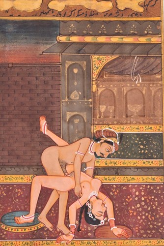 Lot 164 - Three 20th century Indian school erotic...