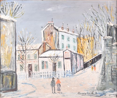 Lot 84 - In the manner of Maurice Utrillo (1883-1955)...