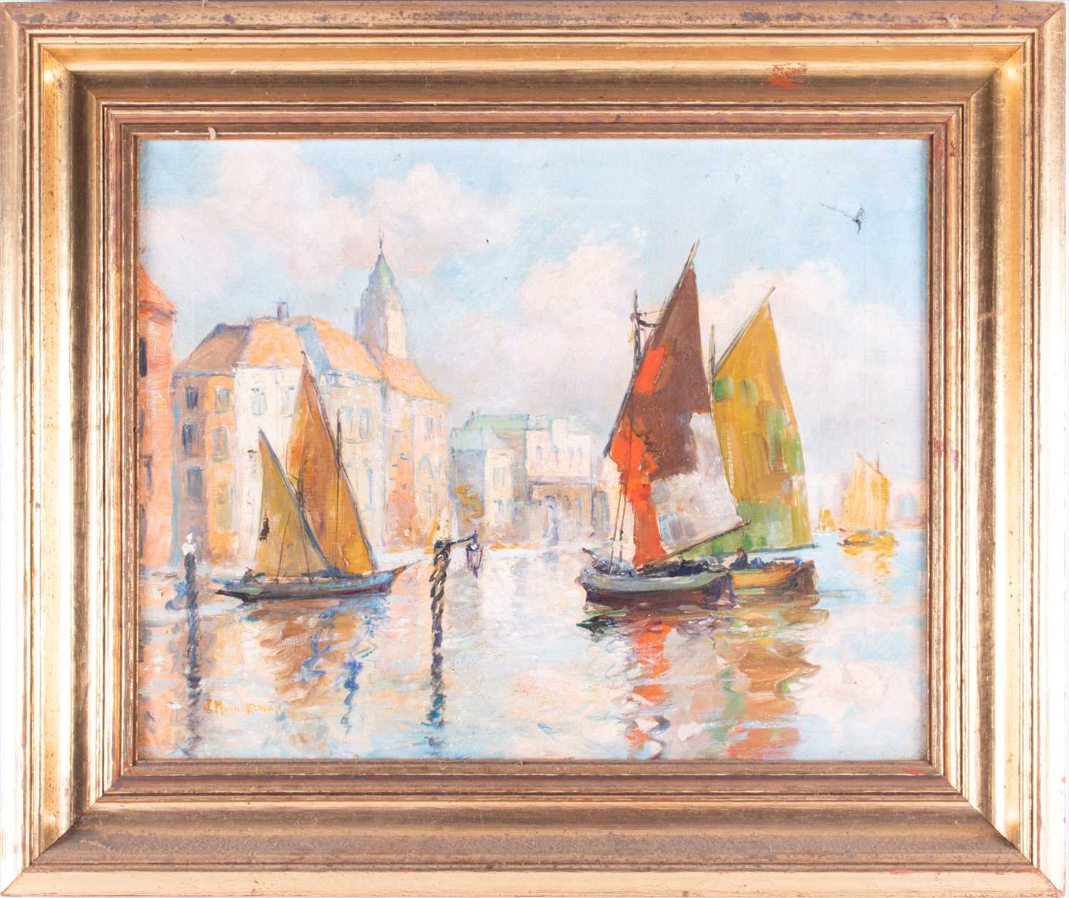 Lot 43 - Jules Monnickendam (1874-1943) Dutch depicting...