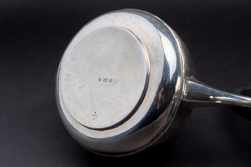 Lot 322 - A George V silver coffee pot Chester 1931, by...