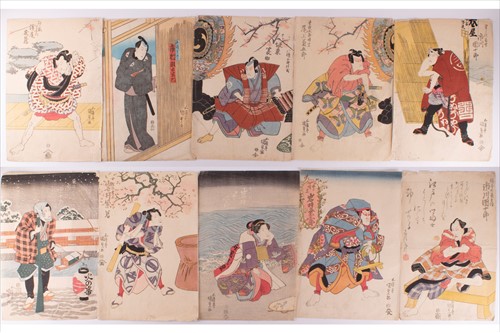 Lot 161 - Utagawa Kunisada I (Toyokuni III, 1786-1864)...