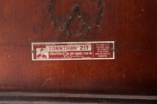 Lot 121 - An early 20th century 'Corinthian' bagatelle...