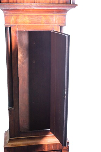 Lot 268 - A mid 19th century Scottish mahogany longcase...