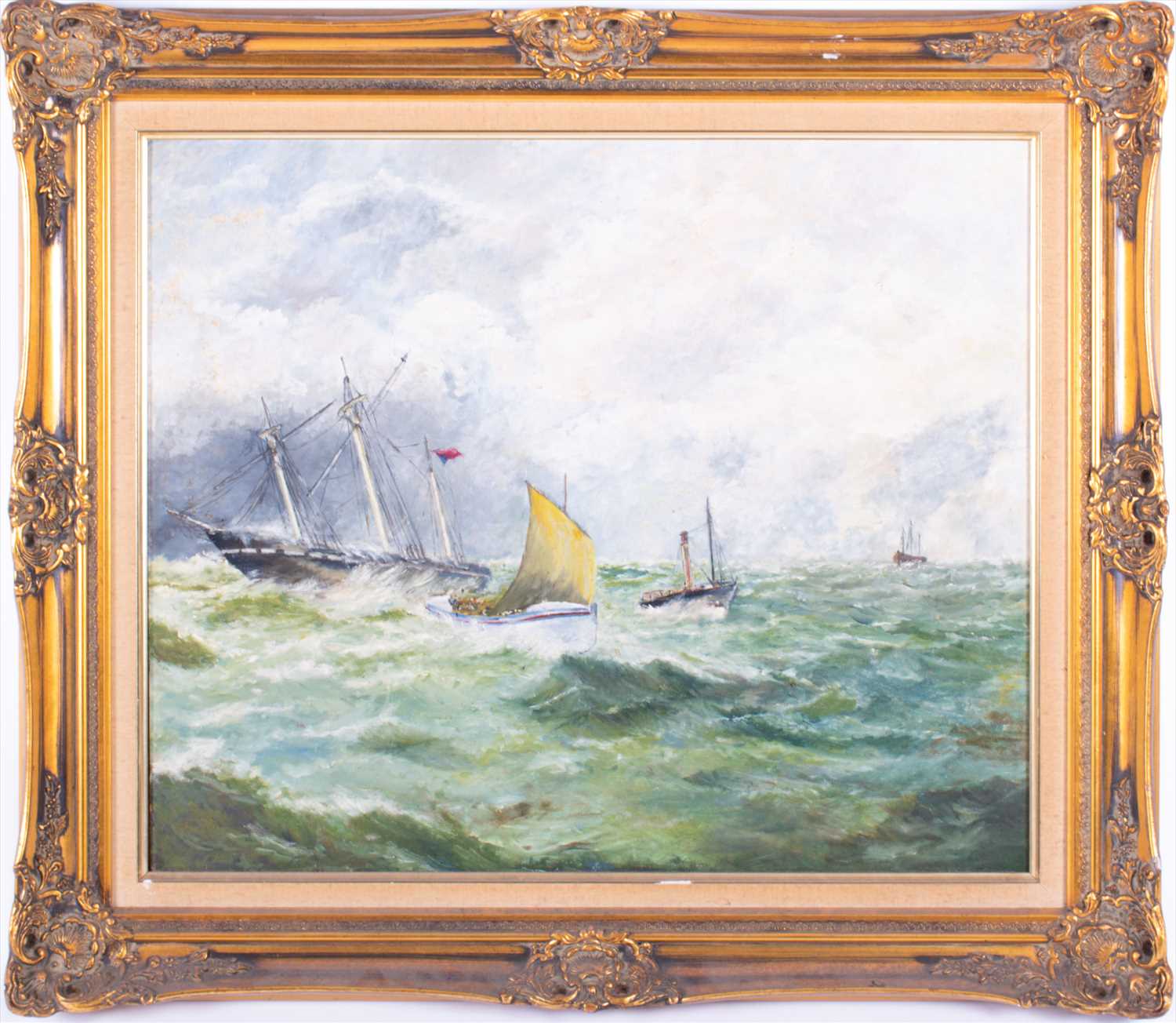 Lot 52 - 20th century British School a seascape with...