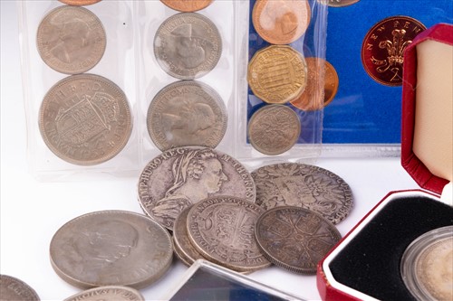 Lot 278 - A large quantity of silver coins including...