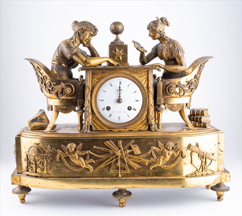 Lot 263 - A 19th century French Neoclassical ormolu...