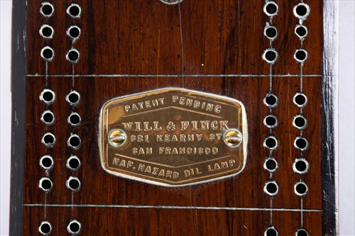 Lot 235 - An early 20th century cribbage board by Will &...