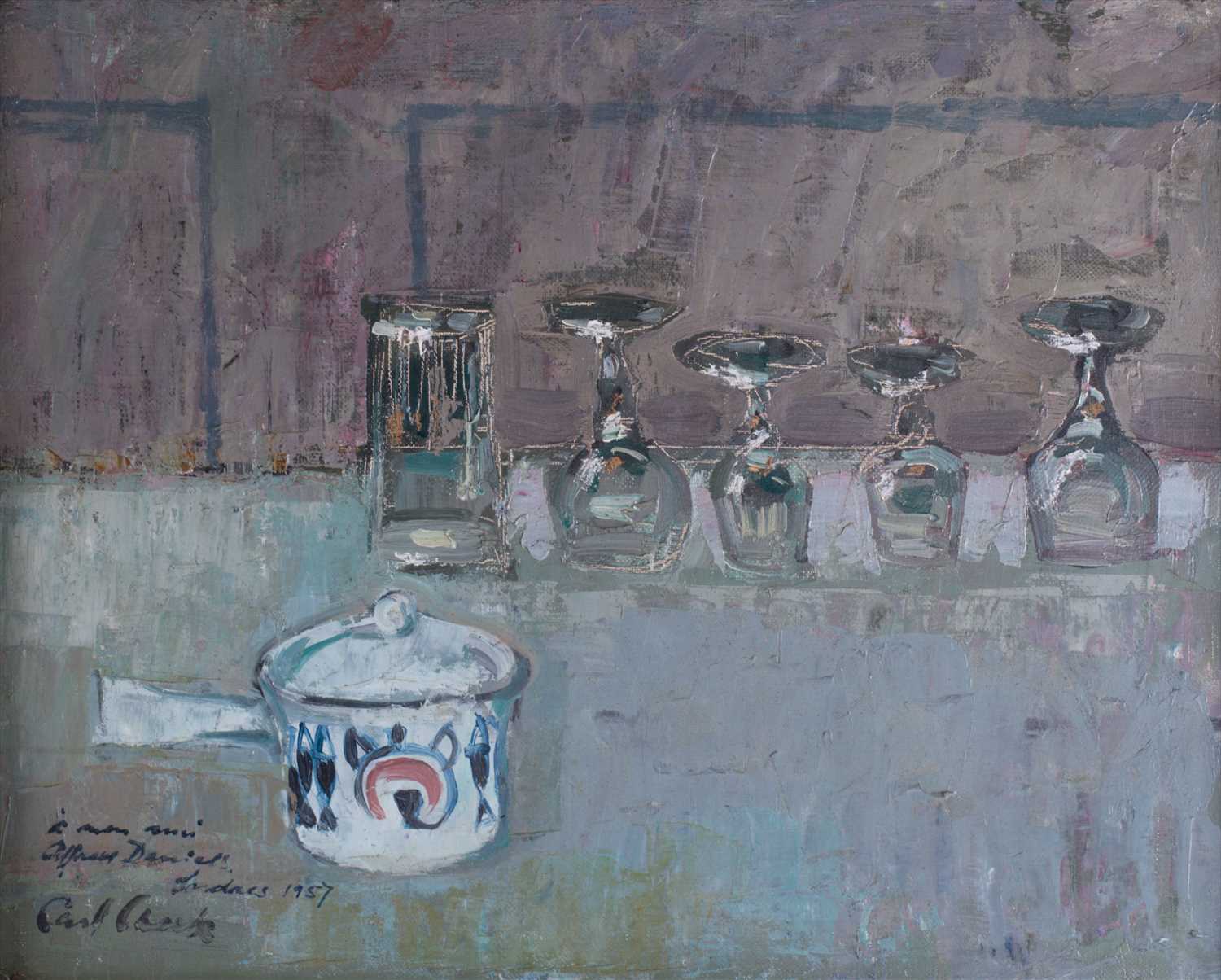 Lot 71 - Carl Cheek (1927-2011) British a still life