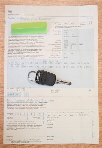Lot 140 - A Ford Escort GL 3 door 1.6 First registered:...