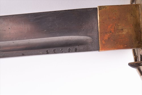 Lot 321 - A WWII Type 95 Japanese NCO's Katana sword...