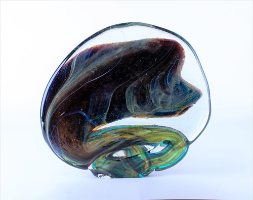 Lot 250 - A rare, impressive and large Mdina Glass...