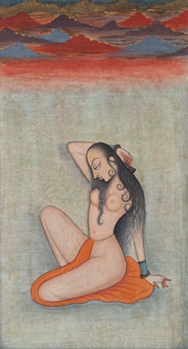Lot 164 - A small collection of Indian miniature...