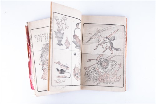 Lot 189 - A 19th century Japanese woodblock print 'ehon'...