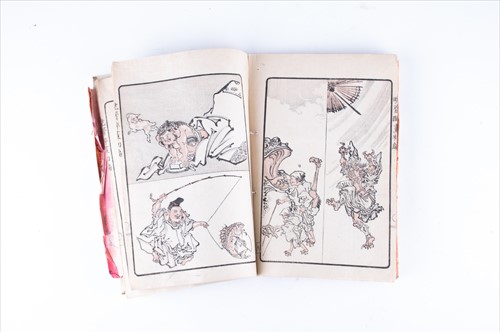 Lot 189 - A 19th century Japanese woodblock print 'ehon'...
