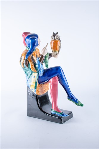 Lot 246 - A 1920s Goldscheider large ceramic figure by...