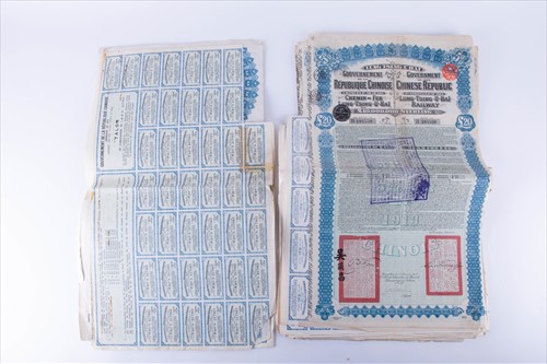 Lot 309 - A collection of ten Chinese Railway Bonds...