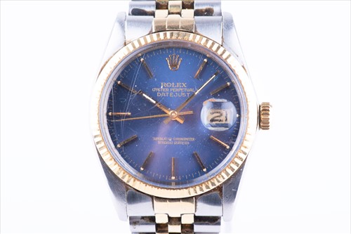 Lot 366 - A 1981 Rolex Oyster Perpetual DateJust Rolesor...