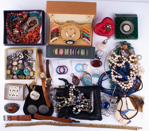Lot 450 - A large group of costume jewellery to include...