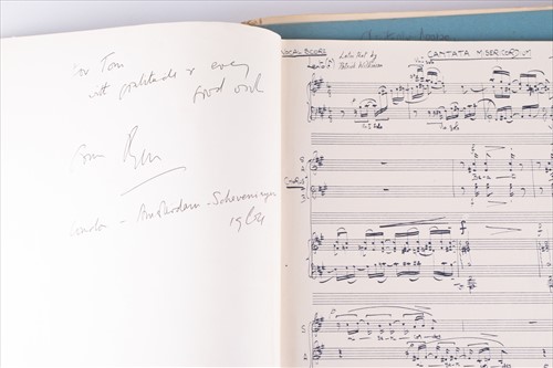 Lot 315 - Of Benjamin Britten interest : A collection of...