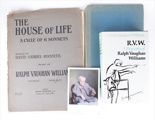 Lot 316 - Of Ralph Vaughan William interest : A signed...