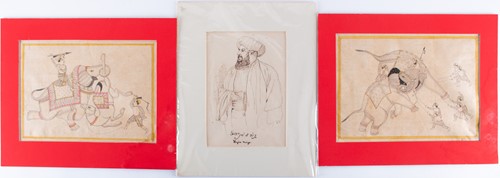 Lot 210 - Indian School, 20th century a group of three...